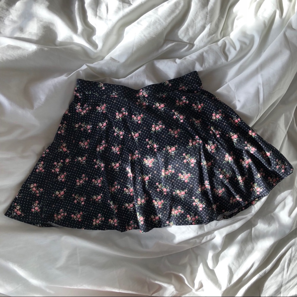 Floral & Polka Dot Skirt!